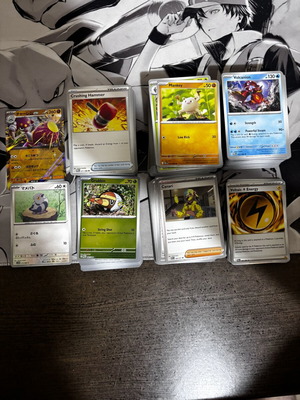 Pokemon bulk 380 cards like new, S&V and M&E era