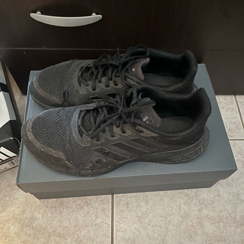 Adidas sport shoes used, size 46, black