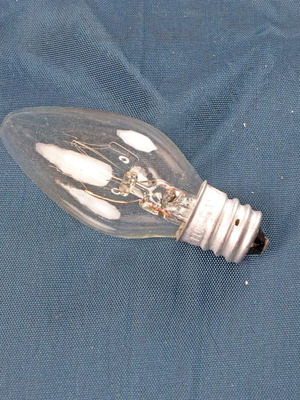 Night light bulb E12 7W warm white new