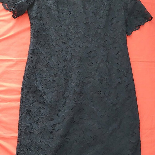 Bill Cost lace dress XXL dark blue like new with gift double lace orange blouse