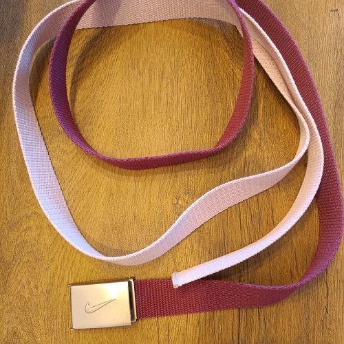 Nike double belt pink purple 105cm like new