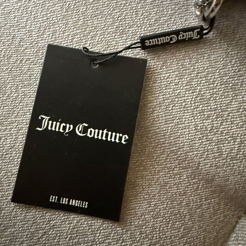 Juicy Couture Kimberly barrel bag new with tags, gray and blue