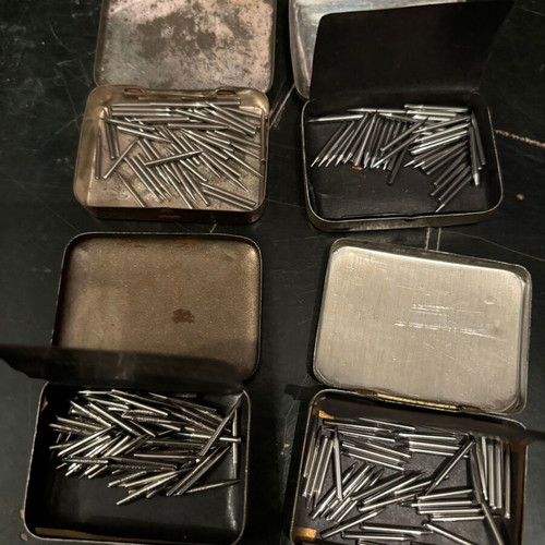 Gramophone needles used, vintage boxes