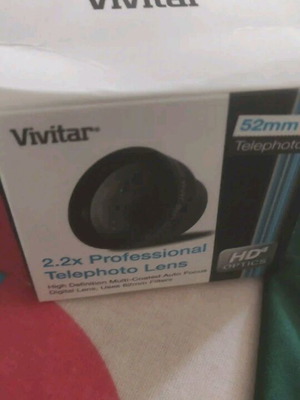 Teleconverter 2,2 Vivitar σαν καινούργιο με θήκη