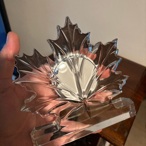 Crystal clock Nachtmann like new