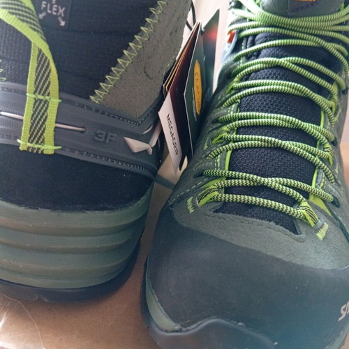 Salewa MS Alp Trainer 2 Mid GTX hiking boots new, green, size 44.5