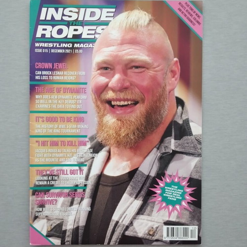 Inside The Ropes issue 15 used Pro-Wrestling Magazine 2021