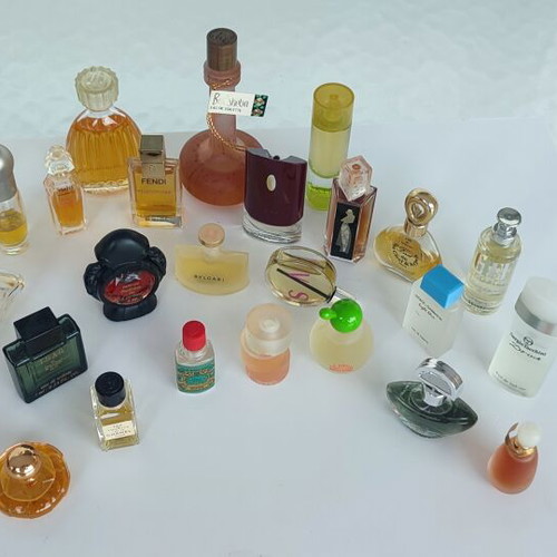 Vintage Miniature Perfume Collection used, 28 authentic bottles
