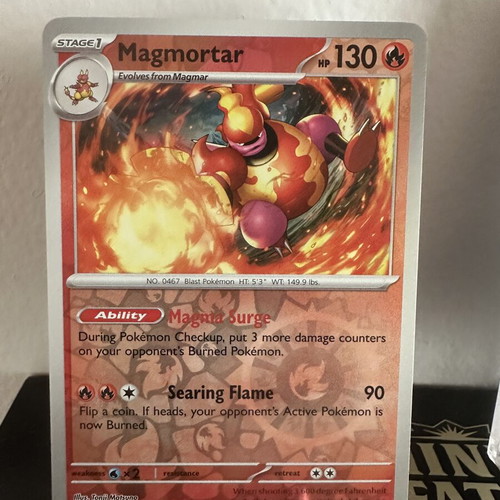 Magmortar Pokemon card new condition