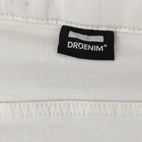 Dr Denim White Flared Jeans used, elastic, sizes L-XL