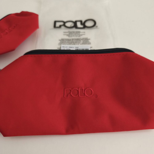 Polo school pencil case and wallet set new, durable fabric