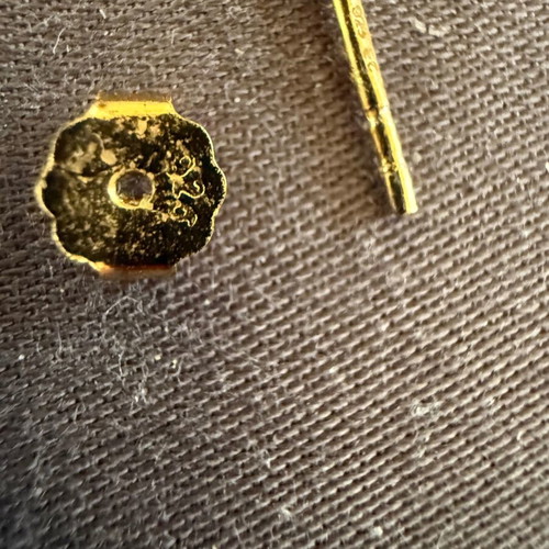 925 silver gold-plated earrings