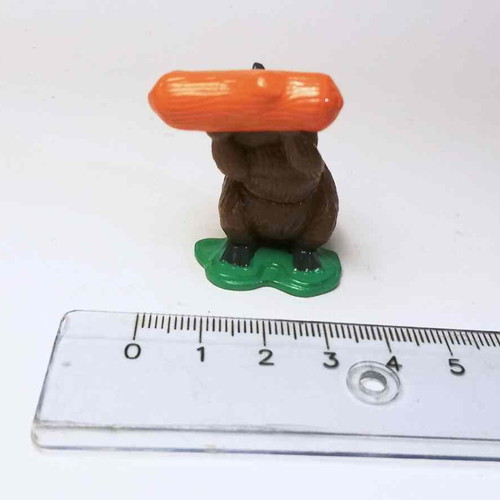 Plastic beaver figure used from the movie Open Season