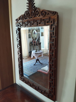 Heavy carved handmade mirror 85x53