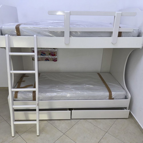 Bunk bed used, 2 single beds with drawers and ladder
