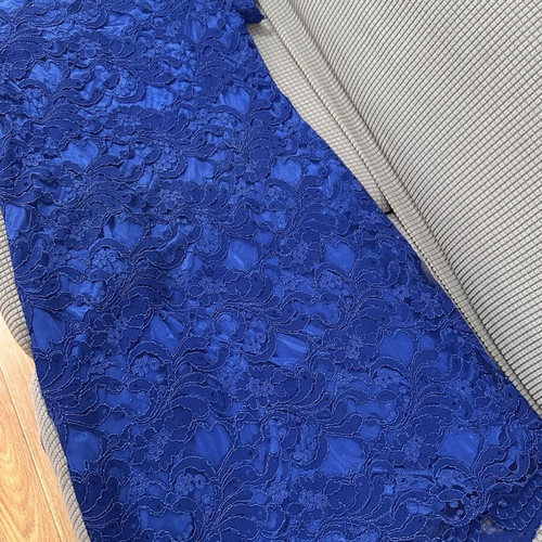 Blue lace dress Assy Fashion like new, evening size 58