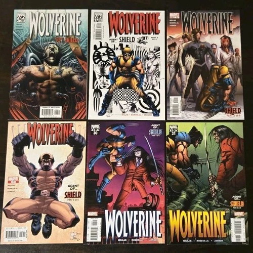 Wolverine #26-31 Agent of Shield complete comic storyline