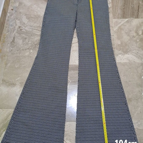 Shine 2gether women's flare pants like new, Small, black and white