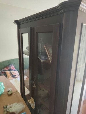 Vintage living room showcase used