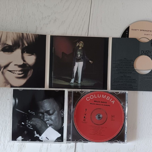 Collectible CDs Miles Davis In Europe and Dusty Springfield Dusty in Memphis like new, jazz