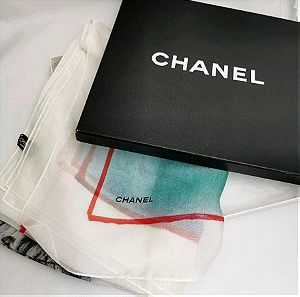 Chanel αυθεντικό μαντήλι 133x93