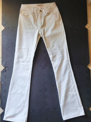 Blugirl Jean flare pants like new with gold details