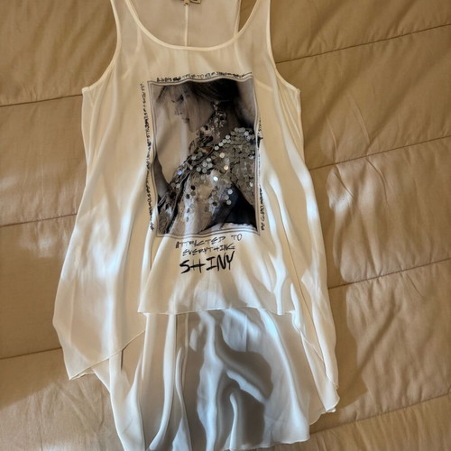 Lynne white blouse like new, size L