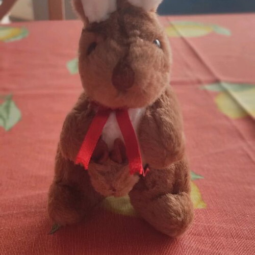 Kangaroo stuffed animal like new with joey from Australia
