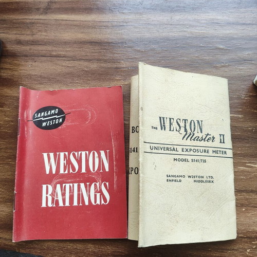 Weston Master II Cine Exposure Meter used, complete set with case