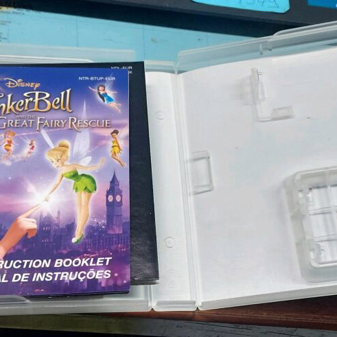 Tinkerbell and the Great Fairy Rescue Nintendo DS box used, complete