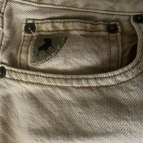 Lois jeans used, beige boyfriend style, size M