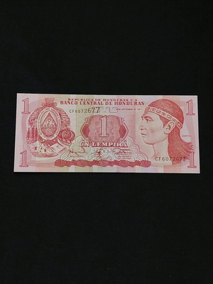 Χαρτονόμισμα 1 Lempira 1997 από Honduras καινούργιο