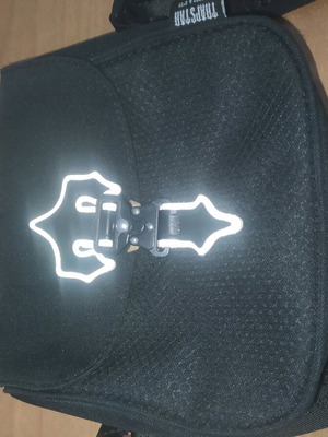Trapstar reflective bag new black