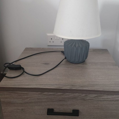 Table lamps grey like new