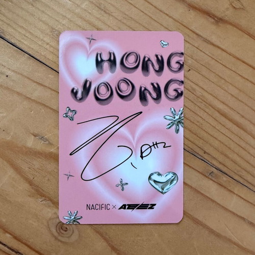 Ateez Hongjoong Nacific Kpop photo card