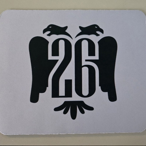 Mouse pads ΠΑΟΚ καινούρια, σετ 2 με επετειακά εμβλήματα