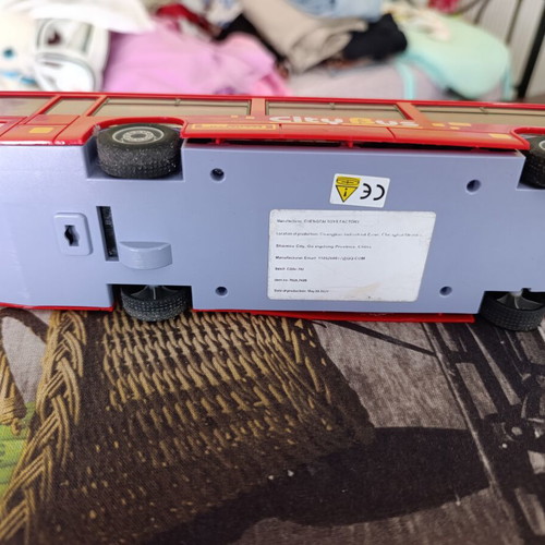Toy bus used, lights work but sound does not