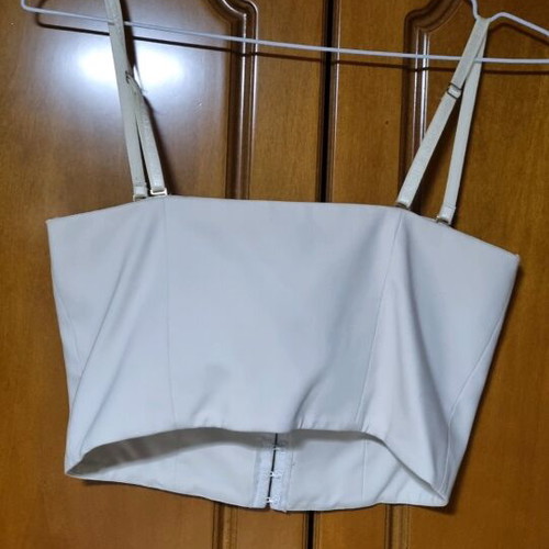 Tassos Mitropoulos Top-Corset Medium Size Beige like new
