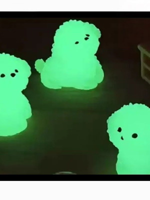 Glowing puppies new, set of 2 night lamps