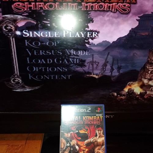Mortal Kombat: Shaolin Monks PlayStation 2 used, with case without manual