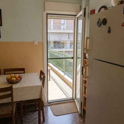 Apartment 125 m² in Thessaloniki Ampelokipoi, furnished with balcony and security door