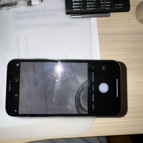 iPhone X 64GB used, no Face ID, black, dual SIM