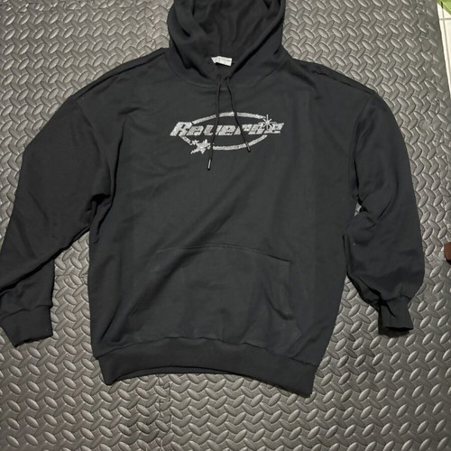 Rebel Reverse hoodie, black, size L