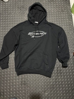 Rebel Reverse hoodie, black, size L