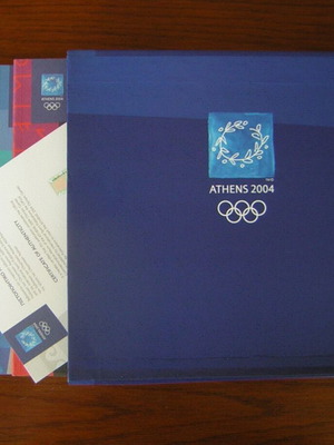Athens 2004 Official Olympic Games Collectible Set of 5 Albums