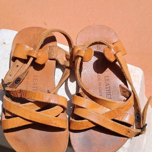 Sandals size 5 real leather Greek product