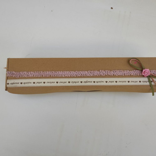Kraft box decorated for candle new