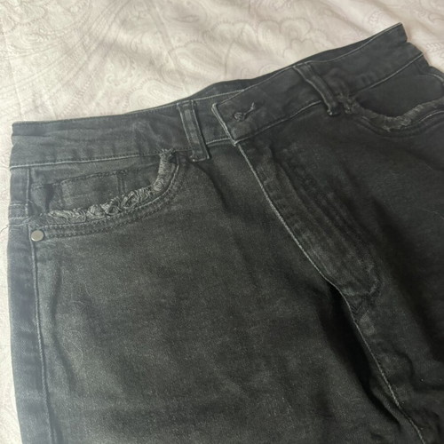 Lynne black denim skirt like new, size XL 42 14