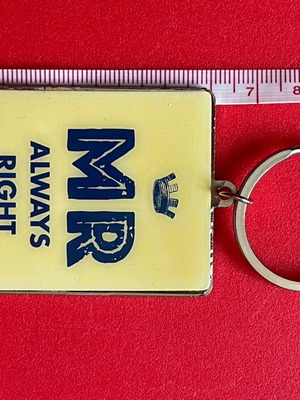 Metal keychain Mr always right new