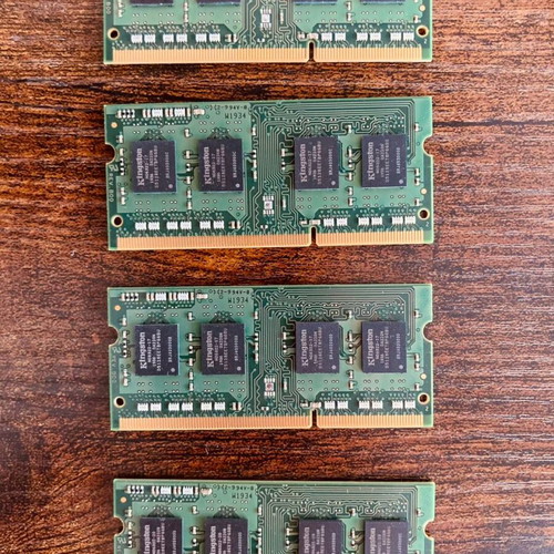 Kingston DDR3 16GB SODIMM 4x4GB KVR13S9S8/4 used